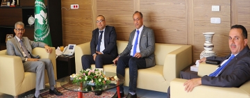 معالي وزير الثقافة في دولة فلسطين يؤدي زيارة لمعالي مدير عام الألكسو