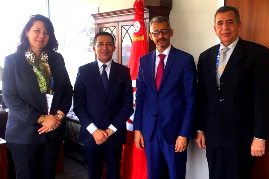 لقاء المدير العام للألكسو مع السفير المندوب الدائم للجمهورية التونسية لدى اليونسكو