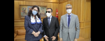 وزير الشؤون الثقافية التونسية يستقبل مدير عام الألكسو