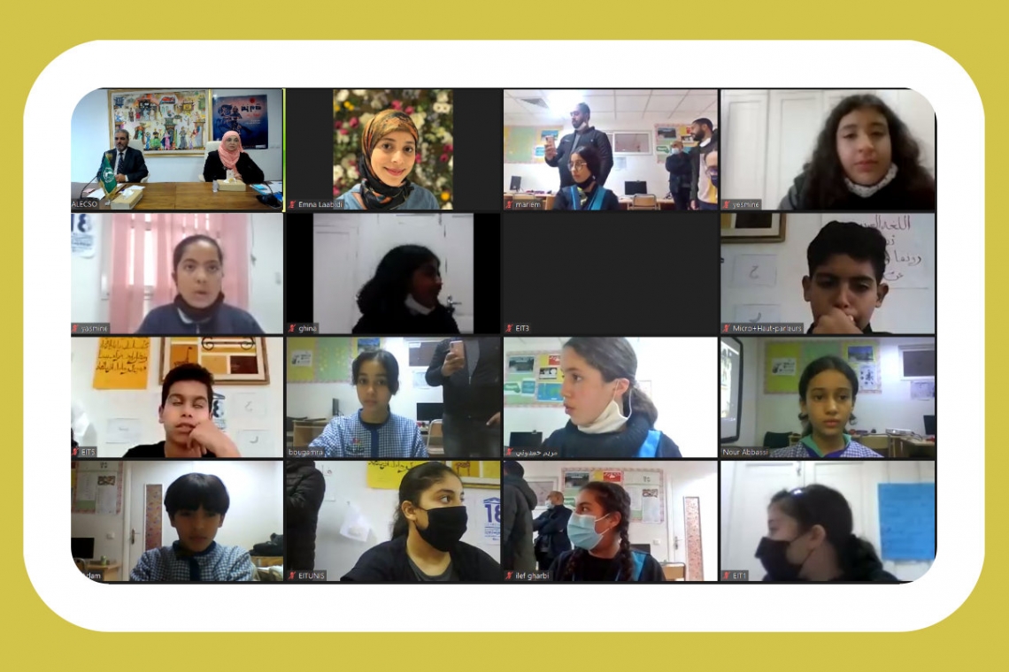 الألكسو تحتفل مع طلّاب المدارس باليوم العالمي للغة العربية