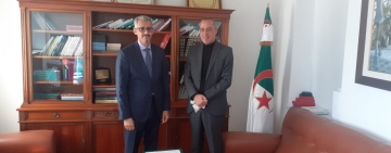 مدير عام الألكسو يؤدي زيارة مجاملة إلى سفير الجمهورية الجزائرية الديمقراطية الشعبية لدى الجمهورية التونسية