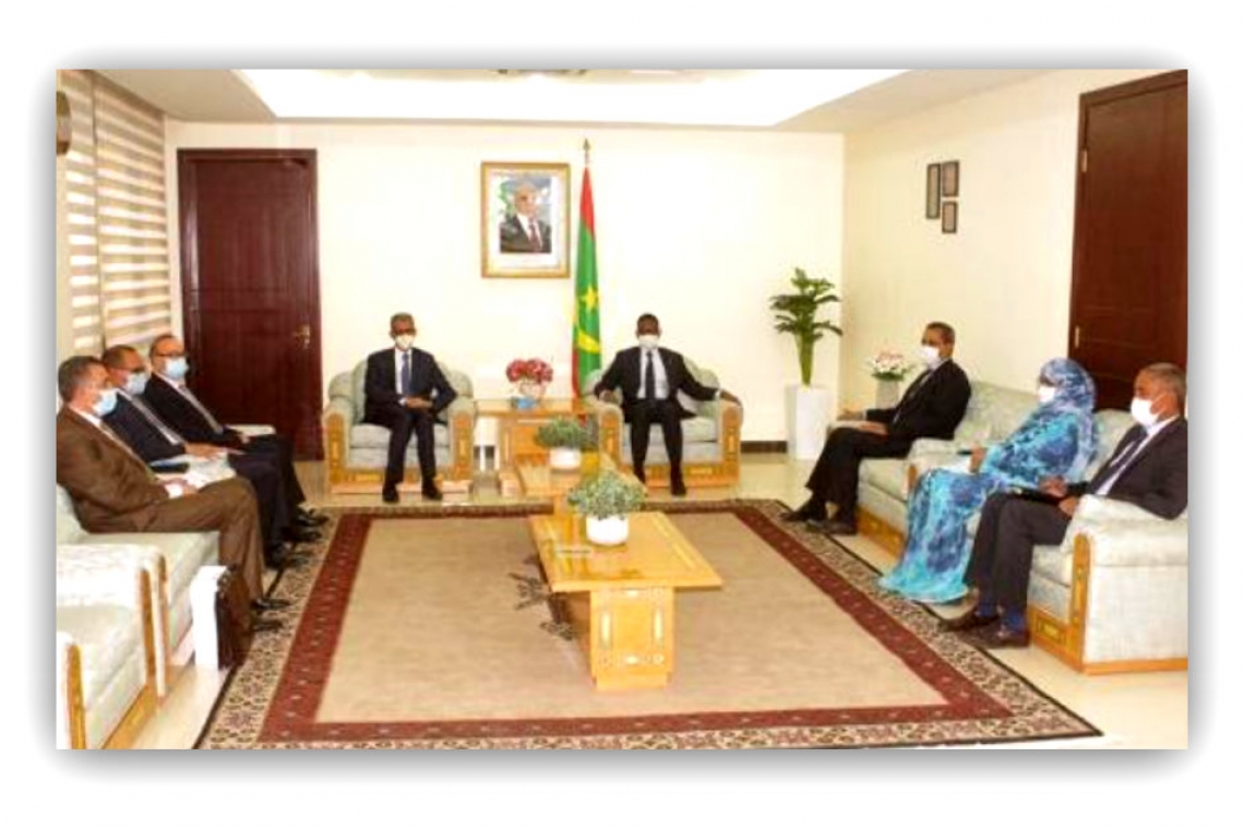 الوزير الأول بالجمهورية الإسلامية الموريتانية  يستقبل معالي المدير العام للمنظمة