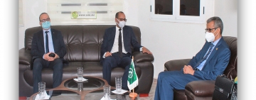 معالي المدير العام  يزور مقر اللجنة الوطنية الموريتانية للتربية والثقافة والعلوم