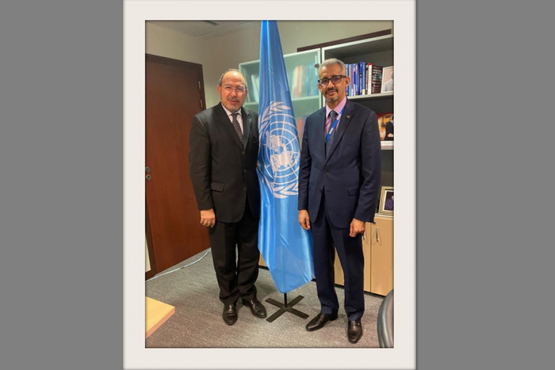 ALECSO Director-General meets Assistant Director-General   for Communication and Information at UNESCO.