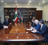 فخامة الرئيس اللبناني يستقبل معالي المدير العام للألكسو بمقر الرئاسة ببيروت