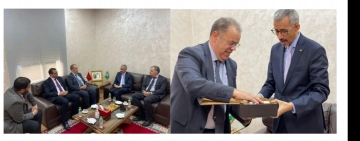 معالي المدير العام للألكسو يؤدي زيارة لمقر اللجنة الوطنية المغربية للتربية والثقافة والعلوم