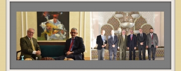 معالي المدير العام يجتمع مع أمين سرّ أكاديمية المملكة المغربية 