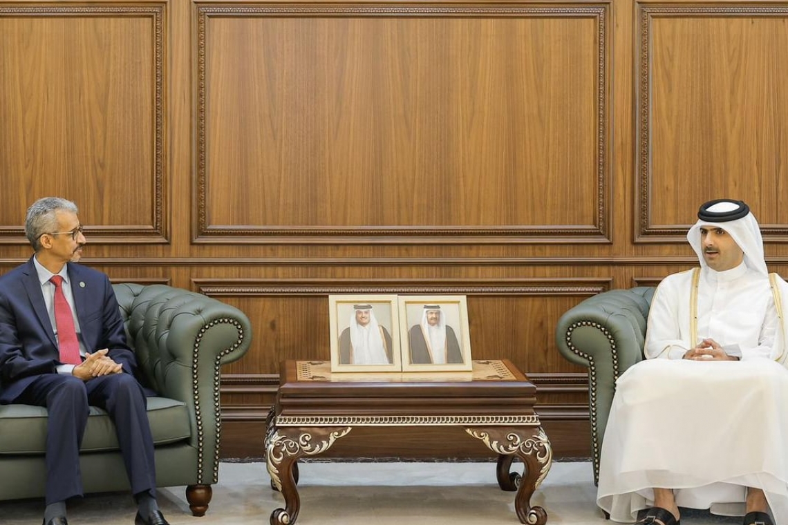 Qatari Minister of Culture receives Director-General of ALECSO