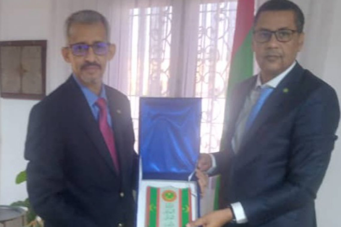 وزير التعليم العالي والبحث العلمي بالجمهورية الموريتانية يستقبل مدير عام الألكسو