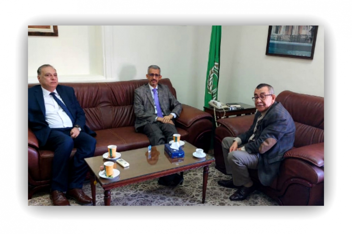 ALECSO Director-General meets Assistant Secretary-General for the Palestine Sector