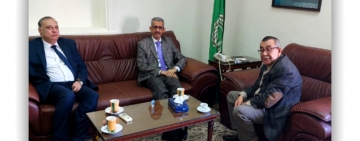 المدير العام للالكسو يقابل الأمين العام المساعد لقطاع فلسطين