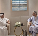 لقاء بين معالي المدير العام للألكسو وسعادة رئيس معهد الشارقة للتراث بدولة الإمارات 