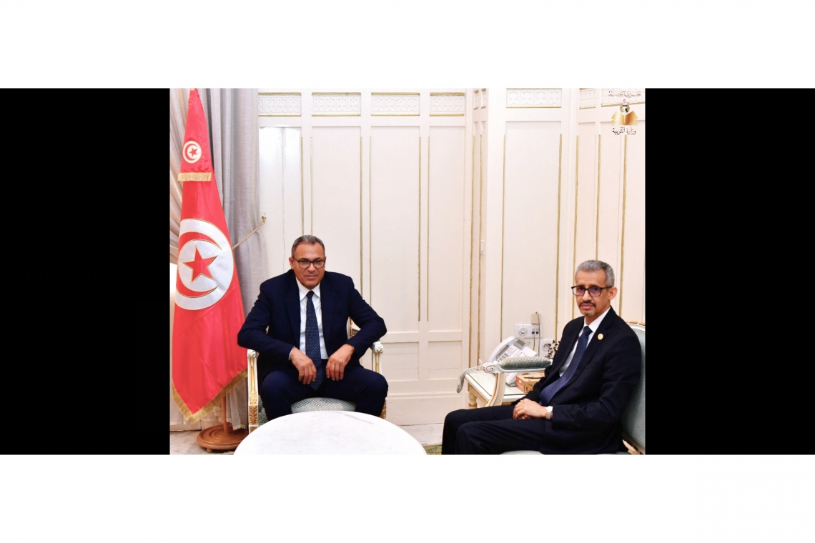 معالي المدير العام للألكسو يُستقبل من قبل معالي وزير التربية التونسي