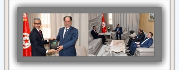 معالي وزير الداخلية بالجمهورية التونسية يستقبل مدير عام الألكسو