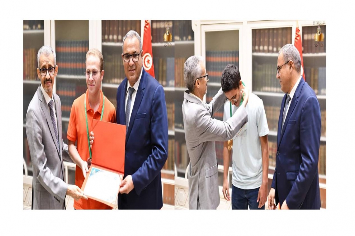 ALECSO Director-General attends honoring ceremony for   Tunisian “Arab Math Olympiad” winners