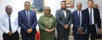 معالي وزيرة الشباب والثقافة بجمهورية جيبوتي تستقبل وفد الألكسو