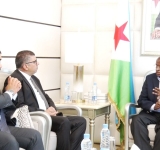 دولة رئيس الوزراء بجمهورية جيبوتي يستقبل وفد الأكسو