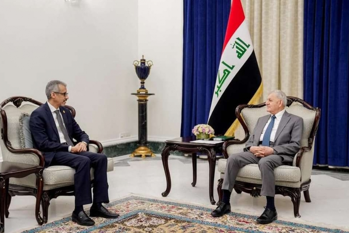 President of Iraq receives Director-General of ALECSO