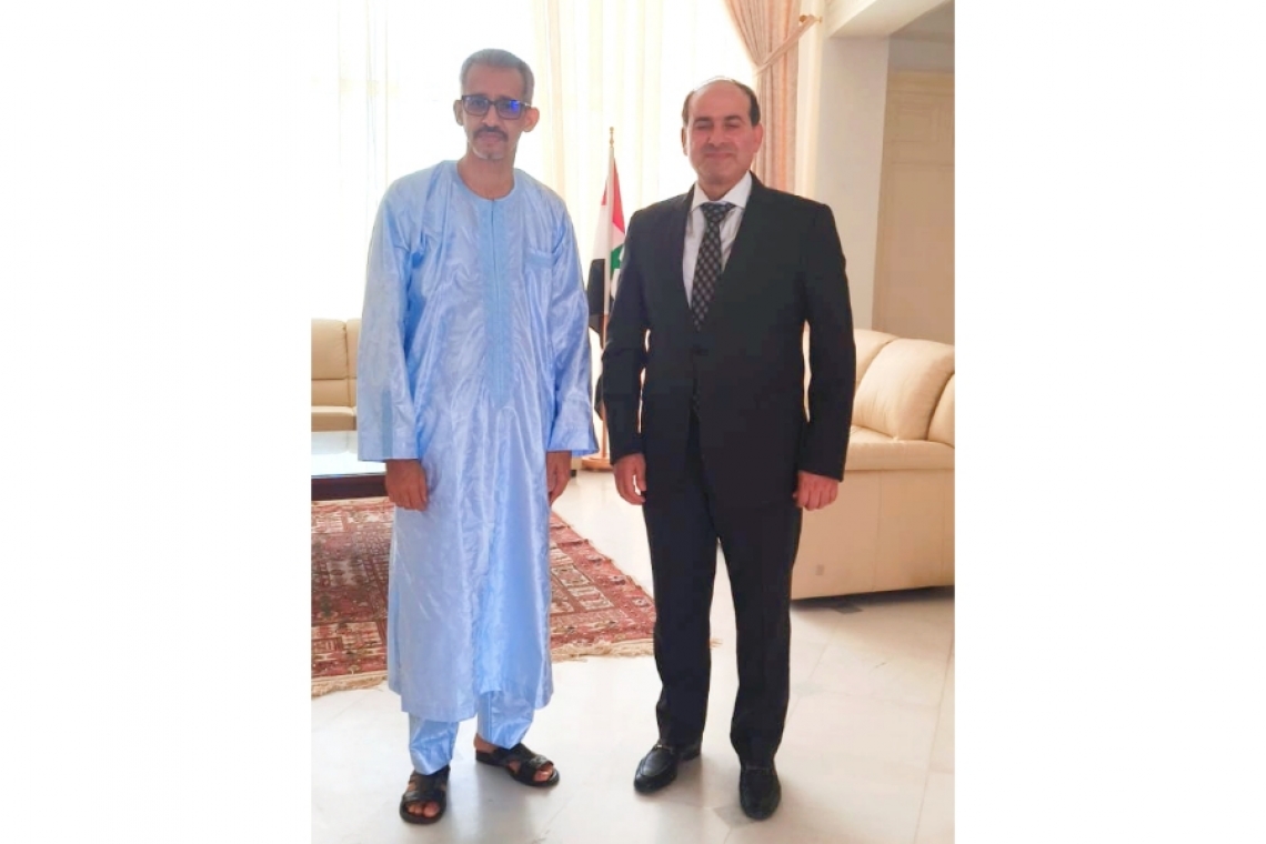 ALECSO Director-General pays visit to Syrian Ambassador to Tunisia