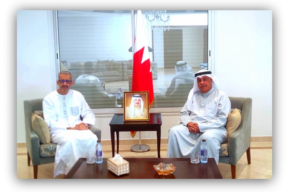 مدير عام الألكسو يؤدي زيارة إلى سفير  مملكة البحرين  بتونس