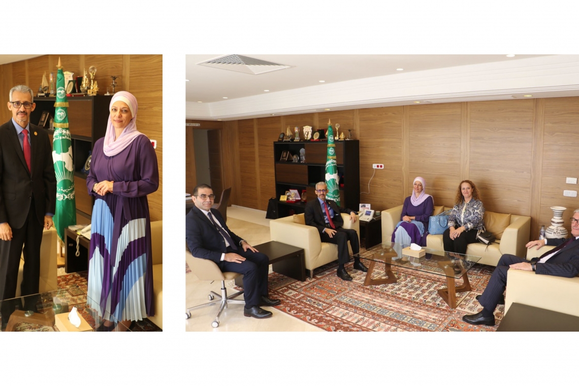 المدير  العام  للألكسو يستقبل  صاحبة السمو  الملكي الأميرة بسمة بنت علي بالمملكة الأردنية الهاشمية