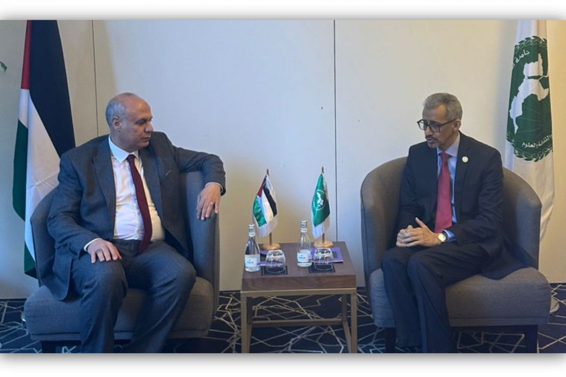 ALECSO Director-General meets Palestinian Minister of Culture