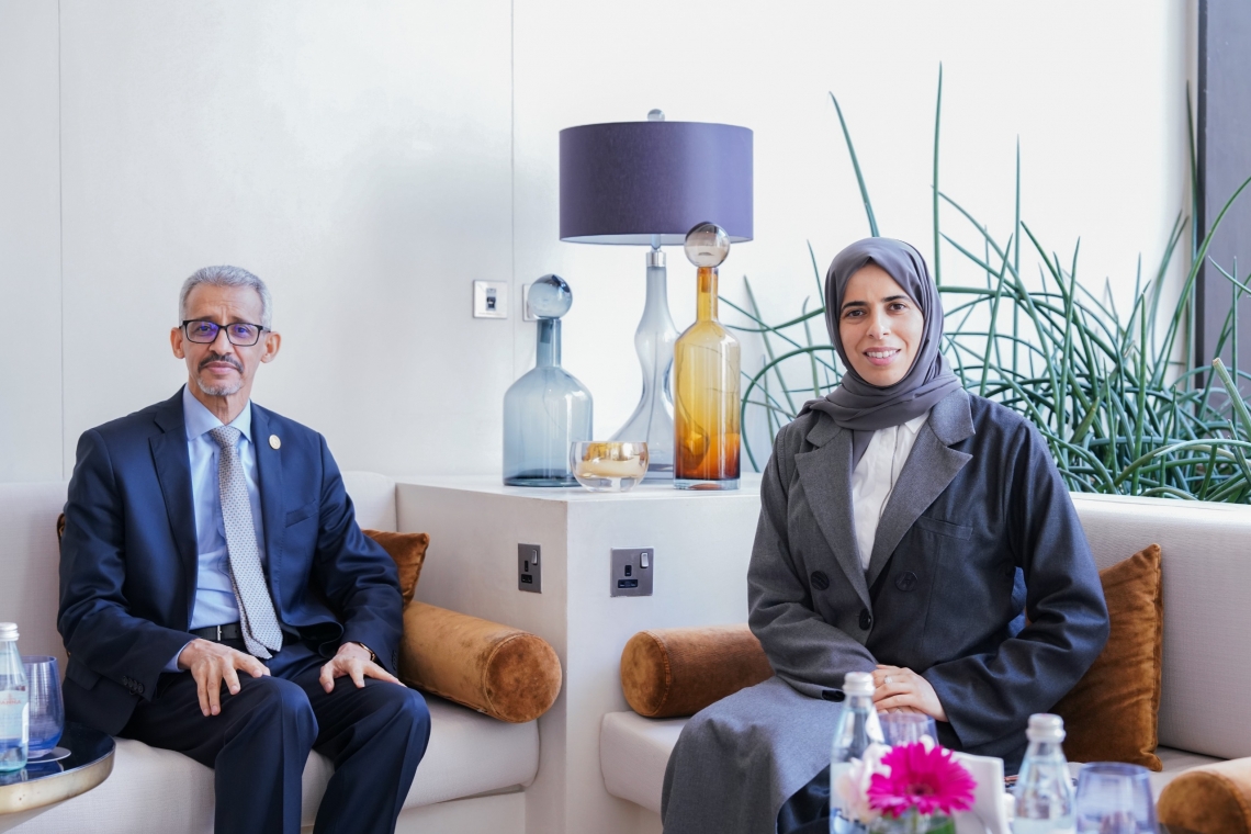 Qatari Minister of Education and Higher Education   receives ALECSO Director-General