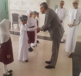 معالي الأستاذ الدكتور محمد ولد أعمر  يزور مقر اللجنة الوطنية العمانية للتربية والثقافة والعلوم  و المدرسة الأساسية، العذيبة، بمسقط، سلطنة عمان