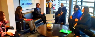 مدير عام الألكسو يتقابل مع رئيس معهد العالم العربي