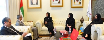  وزيرة الثقافة وتنمية المعرفة بدولة الإمارات العربية المتحدة  تستقبل معالي المدير العام للألكسو