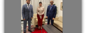 المدير العام يتقابل في باريس مع سمو الأميرة هيفاء المقرن