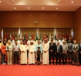 معالي المدير العام للألكسو يشرف على اختتام معرض الخط  في مقر الألكسو