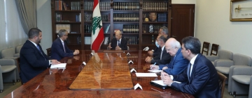 فخامة الرئيس اللبناني يستقبل معالي المدير العام للألكسو بمقر الرئاسة ببيروت