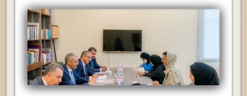 معالي وزيرة الثفافة والشباب بدولة الإمارات العربية المتحدة تستقبل معالي المدير العام للألكسو، ويشرف اثرها على اختتام اجتماع الخبراء المكلفين بإعداد ملف الحناء.