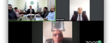 اجتماع تشاوري لمعهد المخطوطات العربية مع المعهد العالي للدراسات والبحوث الإسلامية الموريتاني