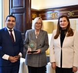 وفد الألكسو يلتقي نائبة رئيس البرلمان الكاتالوني ببرشلونة