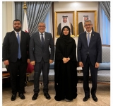 معالي المدير العام للألكسو يلتقي بسعادة الأستاذة الدكتورة حمدة حسن السليطي،   نائب رئيس مجلس الشورى بدولة قطر