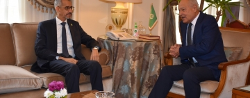 معالي الأمين العام لجامعة الدول العربية يستقبل المدير العام للألكسو
