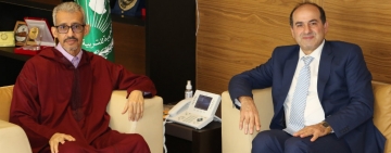 ‎سفير الجمهورية العربية السورية يؤدي زيارة إلى مدير عام  الالكسو