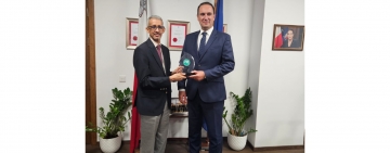 وزير التربية والرياضة والشباب والبحث العلمي والابتكار في جمهورية مالطا يستقبل معالي مدير عام الألكسو والوفد المرافق