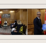 وزيرة الشؤون الثقافية تستقبل المدير العام للألكسو 