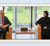 معالي وزيرة التربية والتعليم والتعليم العالي بقطر تستقبل معالي المدير العام للألكسو