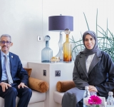 وزيرة التربية والتعليم والتعليم العالي القطرية تستقبل المدير العام للألكسو 