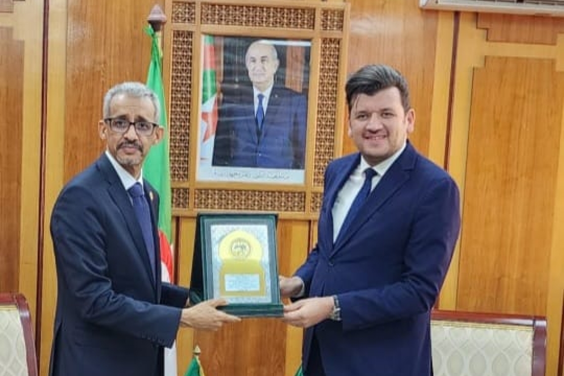 Algerian Minister of Vocational Training and Education receives ALECSO Director-General