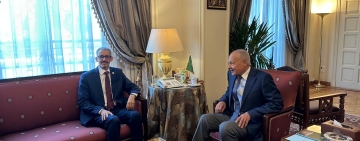 معالي الأمين العام لجامعة الدول العربية يستقبل معالي المدير العام للألكسو