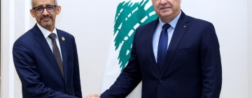 رئيس الجمهورية اللبنانية يستقبل المدير العام للالكسو