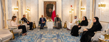 معالي وزيرة التربية والتعليم والتعليم العالي في دولة قطر تستقبل المدير العام للمنظمة العربية للتربية والثقافة والعلوم