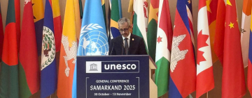 المدير العام للألكسو يشارك في المؤتمر العام لليونسكو في سمرقند