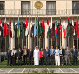 مكتب تنسيق التعريب يشارك بمقر جامعة الدول العربية  في اجتماع اللجنة التنفيذية للاستراتيجية العربية الموحدة لاستعادة الأرشيفات العربية المنهوبة