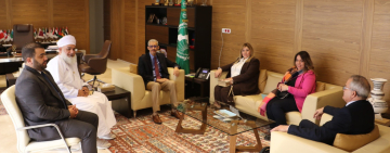 المدير العام للألكسو يستقبل مديرة المكتبة الوطنية للمملكة المغربية